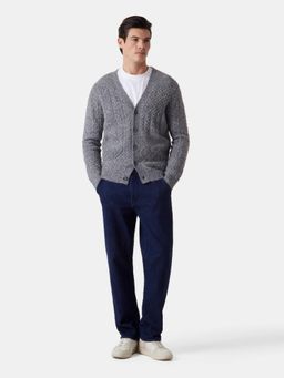 Guess - Mens Solid Relaxed Fit Mid Rise Jeans
