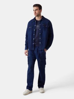 Guess - Mens Solid Slim Fit Mid Rise Jeans