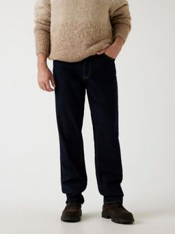 Guess - Mens Solid Relaxed Fit Mid Rise Jeans