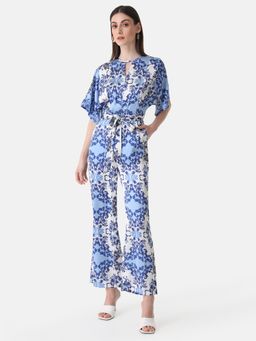 Kazo - Printed Drop Shoulder Jumpsuit