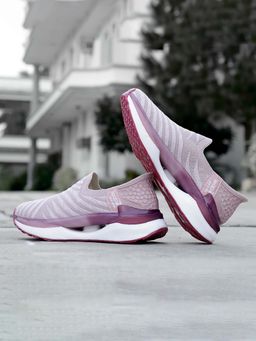 LIBERTY - Leap7x CHELSY-2 Sports Purple Non Lacing Walking Shoes for Women