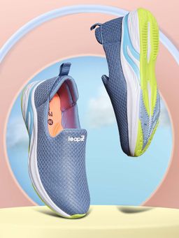 LIBERTY - Leap7x CHINK Sports Sky Blue Non Lacing Walking Shoes for Women