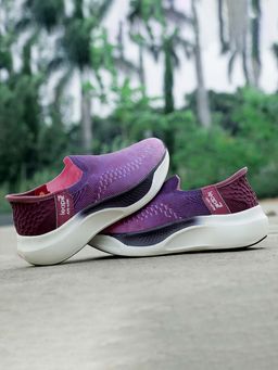 LIBERTY - Leap7x EAZYGO-5L Sports Purple Non Lacing Walking Shoes for Women