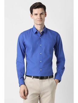 Peter England - Men Blue Slim Fit Shirt