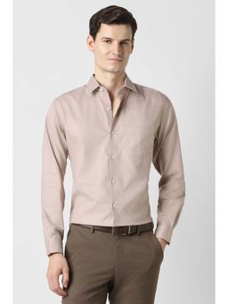 Peter England - Men Nude Regular Fit Shirt