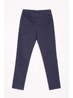 Allen Solly - Boys Navy Blue Slim Fit Trouser
