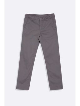 Allen Solly - Boys Grey Slim Fit Trouser