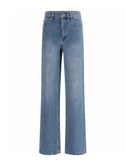self-portrait - Blue Regular Mid Rise Jeans