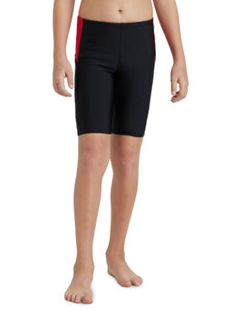Speedo - Boy's Endurance10 Dive Jammer - Black & Fed Red