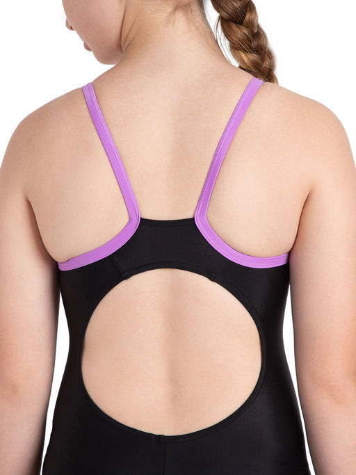 Thinstrap Muscleback Speedo Swimsuit Online Purple Speedo Girls
