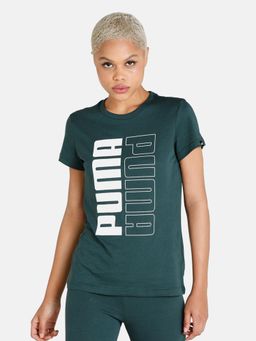 Puma - Power Logo Women Green T-shirts