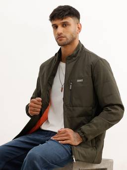 WROGN - Green Classic Regular Fit Puffer Jacket