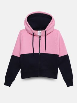 mackly - Girls Multi Colourblocked Hooded Sweatshirt Multi-Color
