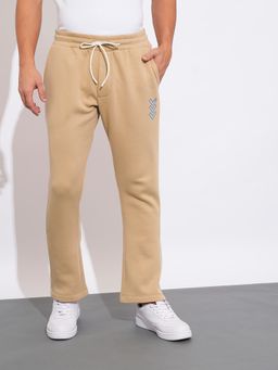 Being Human - Beige Solid/Plain Trackpant