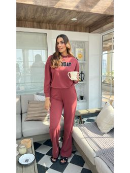 NeceSera - Sunday Bamboo Terry Travel Sweatshirt with Pyjamas (Set of 2)