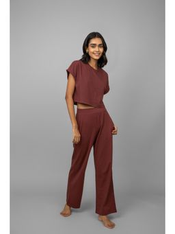 NeceSera - Ruby Crop T-Shirt with Pyjamas (Set of 2)