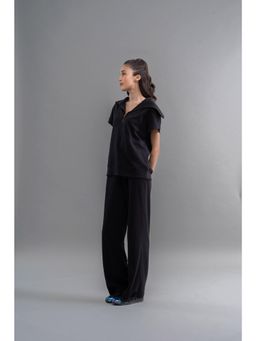 NeceSera - Snug knit Black T-Shirt and Pyjama (Set of 2)