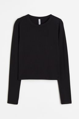 H&M - Women Black Long-Sleeved Top