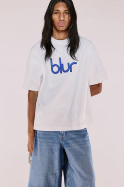 H&M - Men Beige Oversized Fit T-Shirt