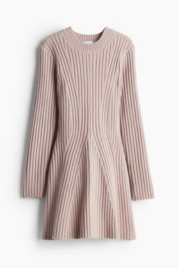 H&M - Girls Red Rib-Knit Dress