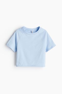 H&M - Women Grey Cropped T-Shirt
