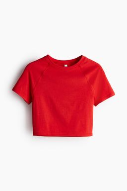 H&M - Women Grey Cropped T-Shirt