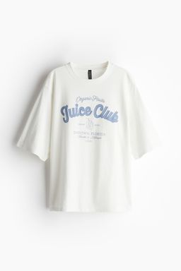 H&M - Women White Oversized T-Shirt