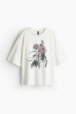 H&M - Women White Oversized T-Shirt