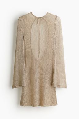 H&M - Women Black Open-Back Knitted Dress
