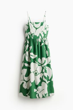 H&M - Women Green Strappy Midi Dress
