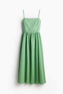 H&M - Women Green Strappy Midi Dress