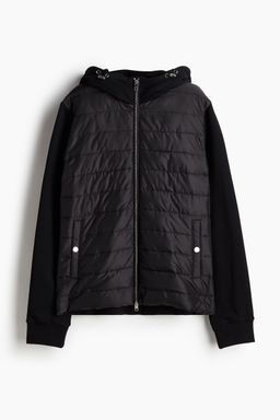 H&M - Men Black Regular Fit Hybrid Jacket