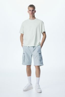 H&M - Men Blue Loose Fit Printed T-Shirt