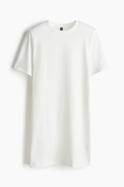 H&M - Women Black Shoulder-Pad T-Shirt Dress