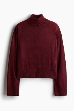 H&M - Women Black Fine-Knit Turtleneck Jumper