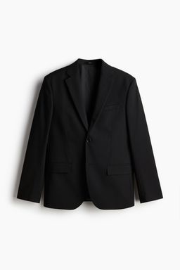 H&M - Men Black Regular Fit Jacket