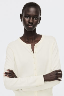 H&M - Women Green Knitted Cardigan