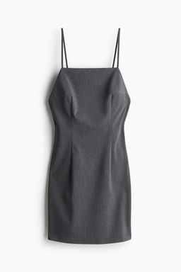 H&M - Women Grey Low-Back Strappy Dress