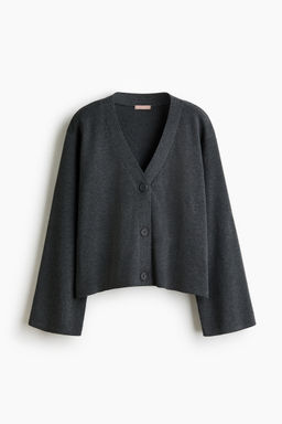 H&M - Women Black Fine-Knit Cardigan