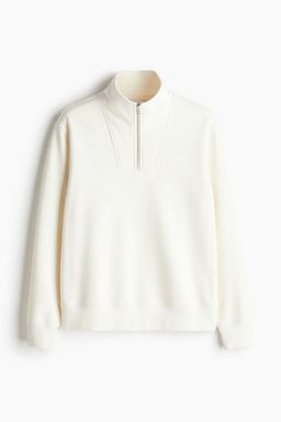 H&M - Men Blue Regular Fit Zip-Top Sweatshirt
