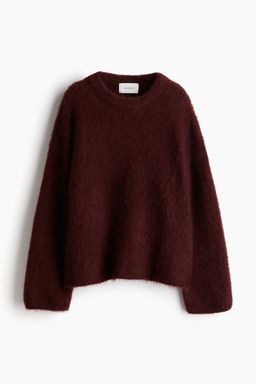 H&M - Women White Oversized Mohair-Blend Jumper