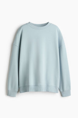 H&M - Women Blue Oversized Sweatshirt