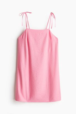 H&M - Women Pink Tie-Strap Dress