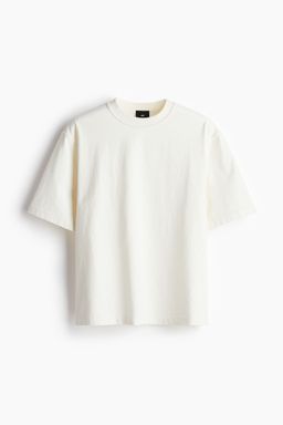 H&M - Men Brown Boxy Fit Washed T-Shirt