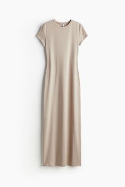 H&M - Women Beige Jersey Bodycon Dress
