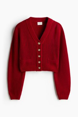 H&M - Women Black Rib-Knit Cardigan