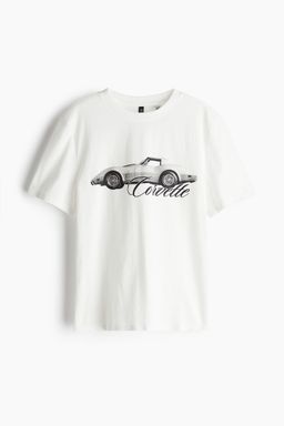 H&M - Boys Beige Printed T-Shirt