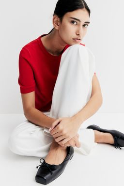 H&M - Women White Fine-Knit Top