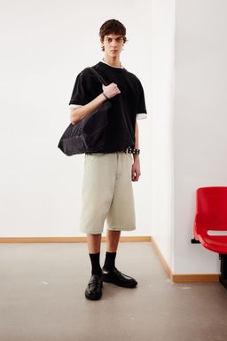 H&M - Men Blue Loose Fit Printed T-Shirt