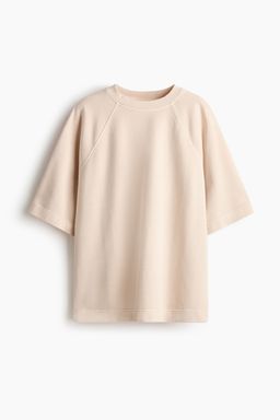 H&M - Women Pink Short-Sleeved Sweatshirt